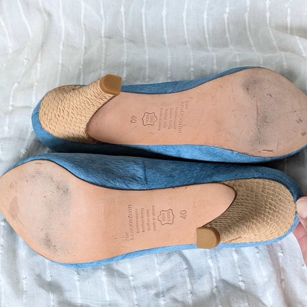 Zoe Kratzmann Robins Egg Calf Hair Pumps - Picture 8 of 8